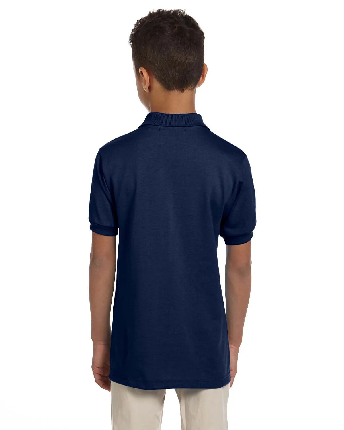 437Y Jerzees Youth 5.6 oz., SpotShield™ Jersey Polo