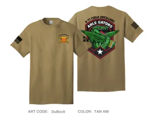 A BTRY 2-77 FA Comfort Unisex Cotton SS Tee - DuBcc9