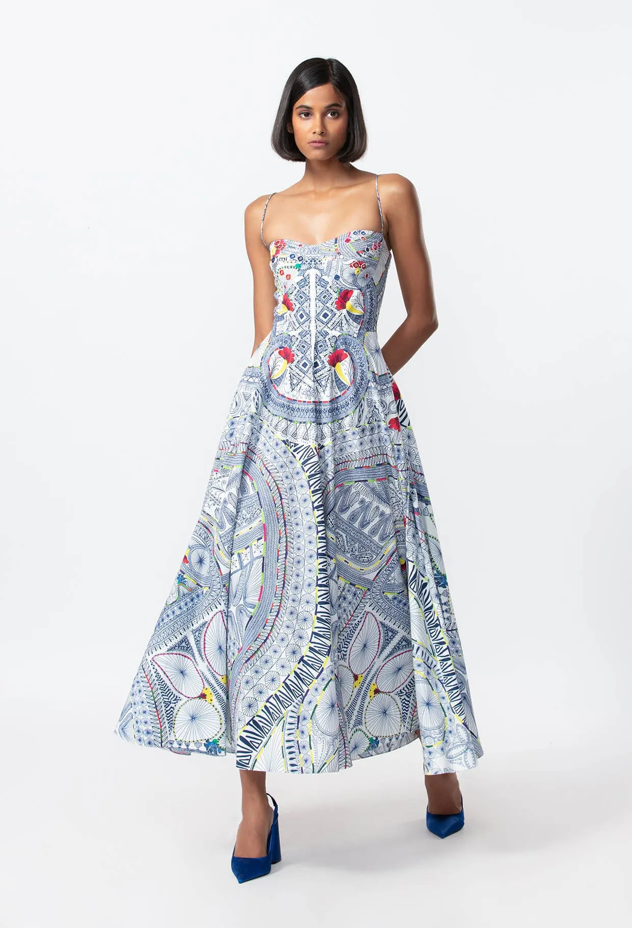 Abstract Print Summer Frock / Dress