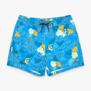 Aftco Strike Printed Swim Shorts For Men