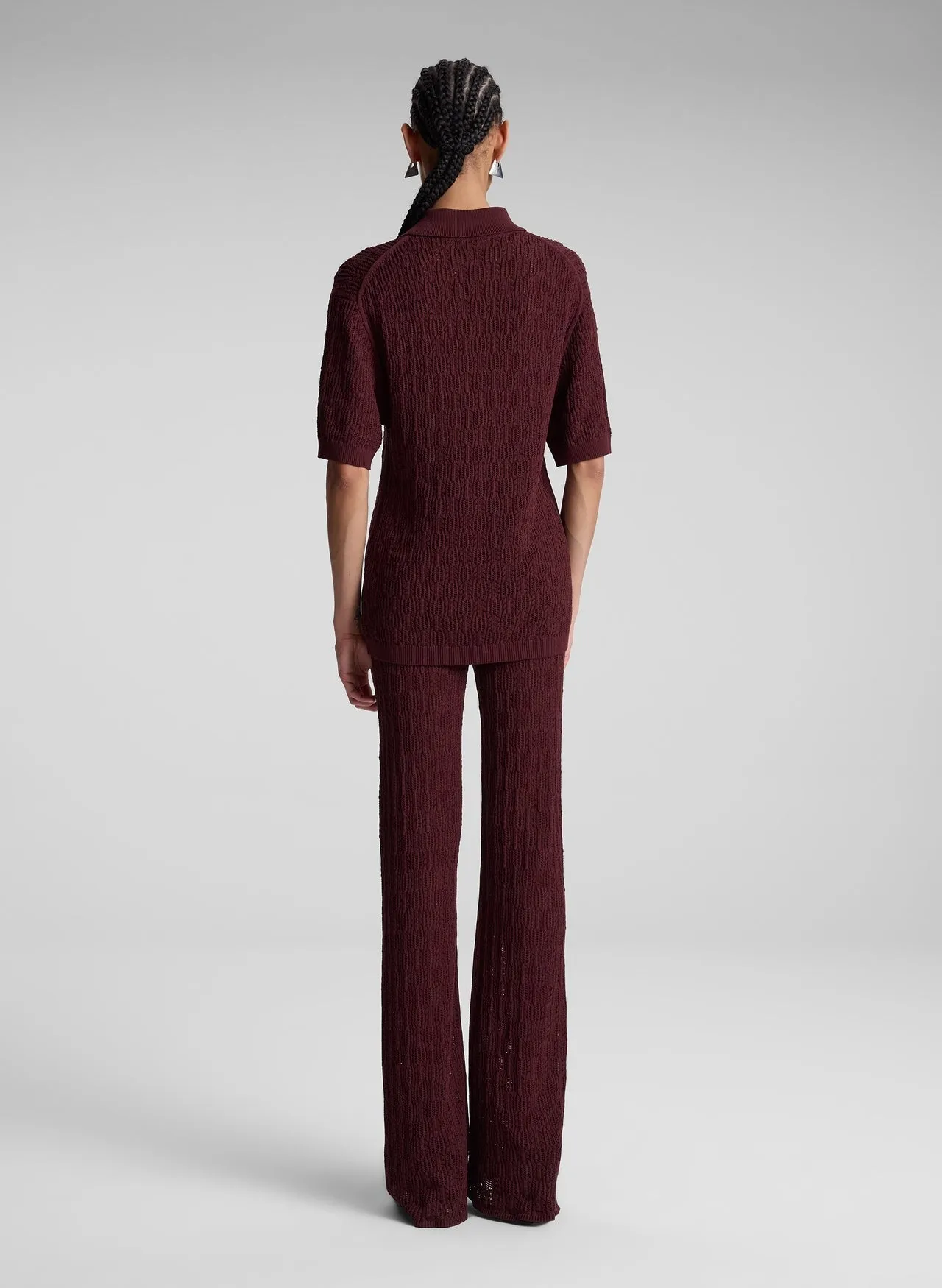 A.L.C. Keeley Pant in Burgundy