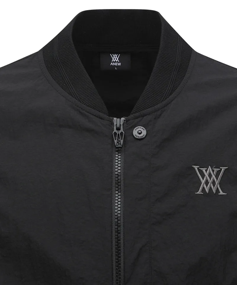 Anew Golf Men's SP Sleeve Pocket MA-1 Jacket - Black