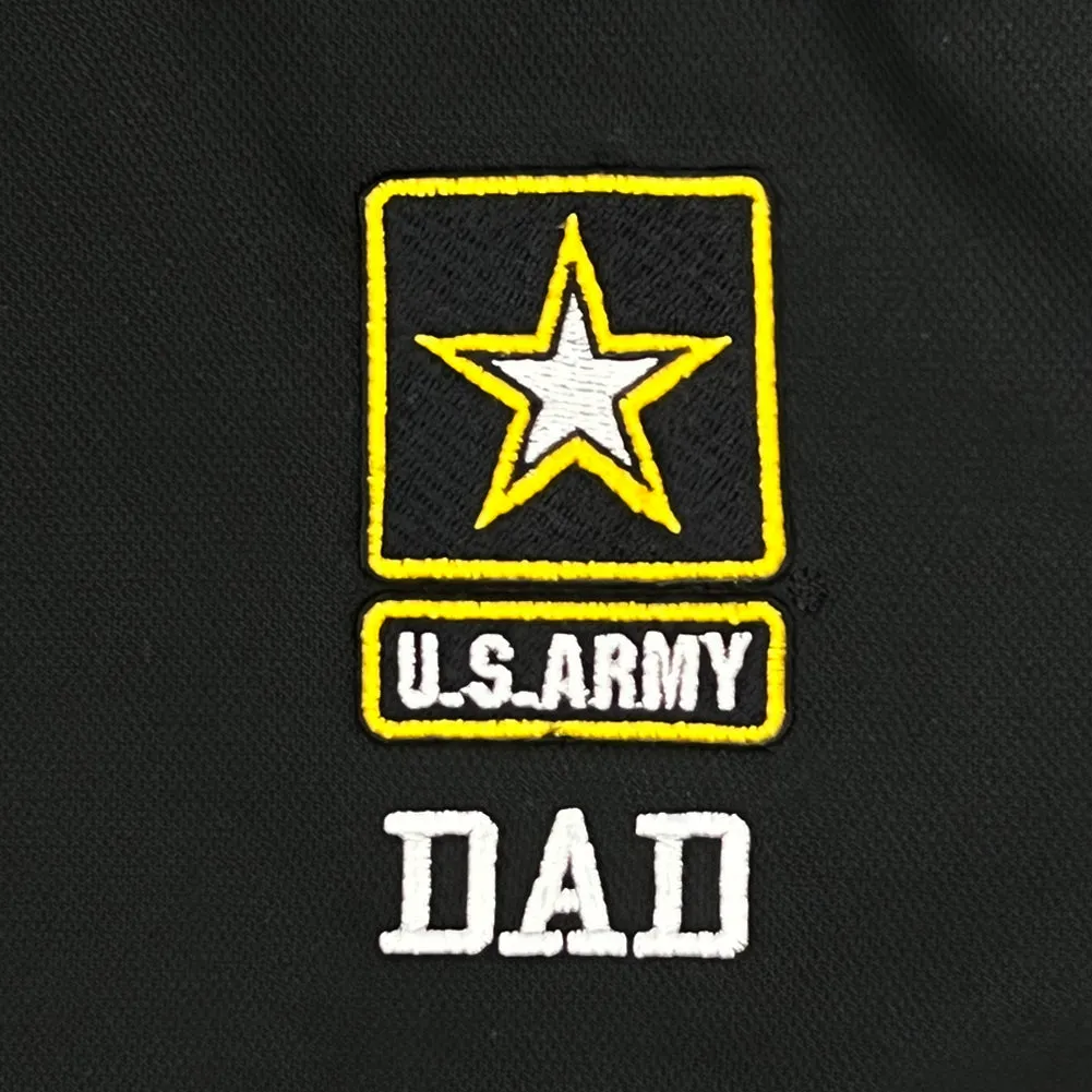 Army Dad Polo (Black)