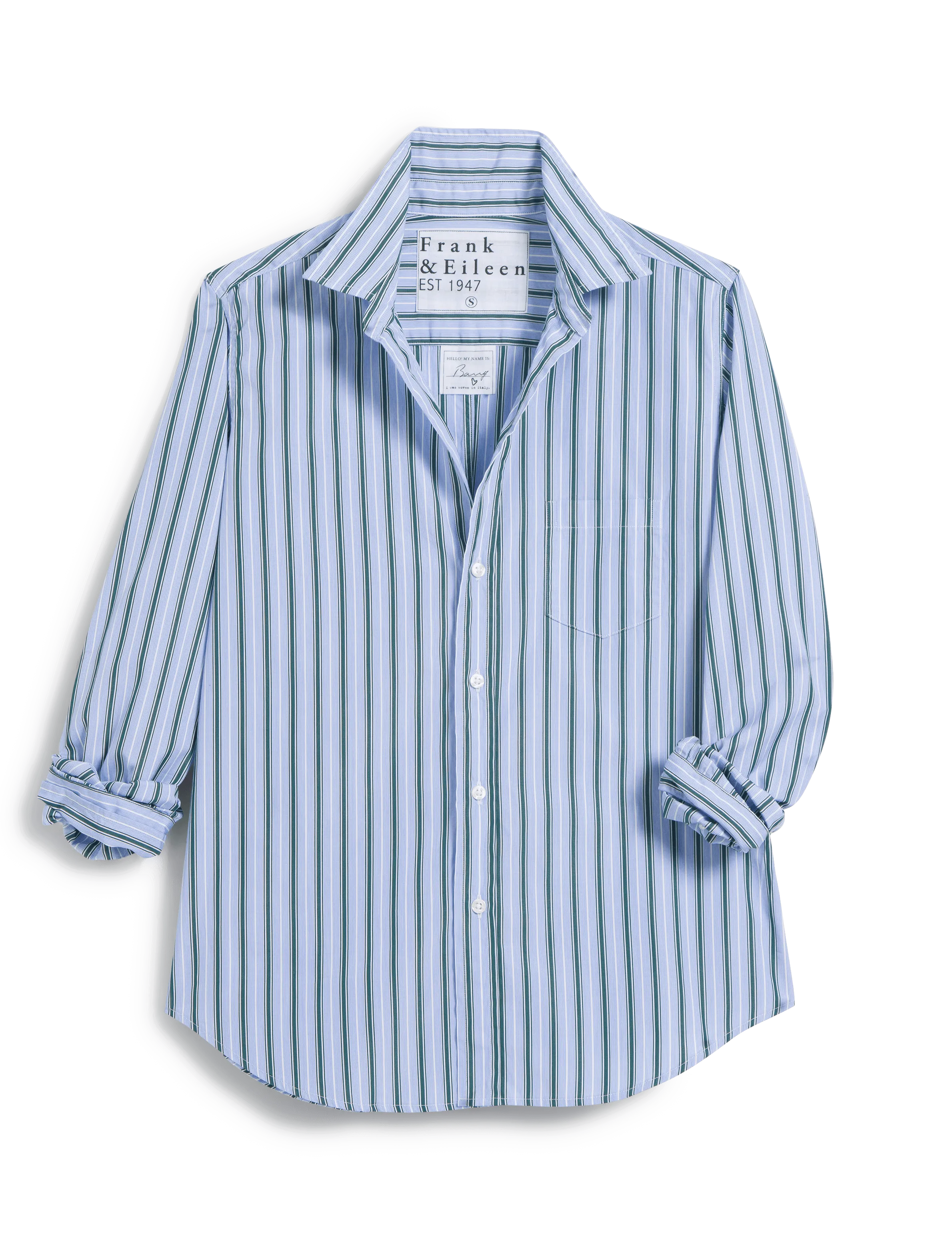 BARRY Blue and Green Multi Stripe, Superluxe
