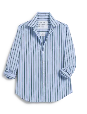BARRY Blue and Green Multi Stripe, Superluxe
