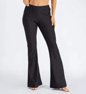 Basic Pants with Flared Leg.