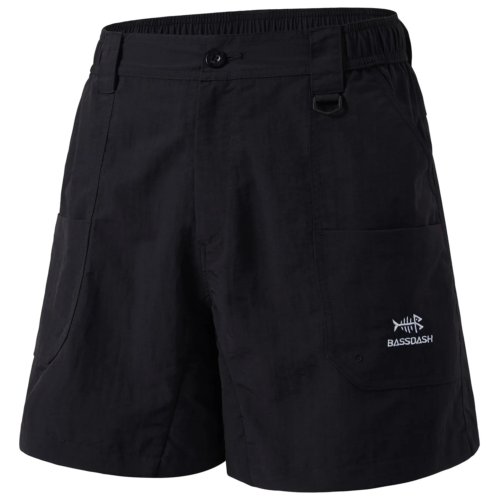 Bassdash Men's 6" Fishing Shorts UPF 50  Water Resistant Quick Dry Hiking Cargo Shorts with Multi Pocket FS25M