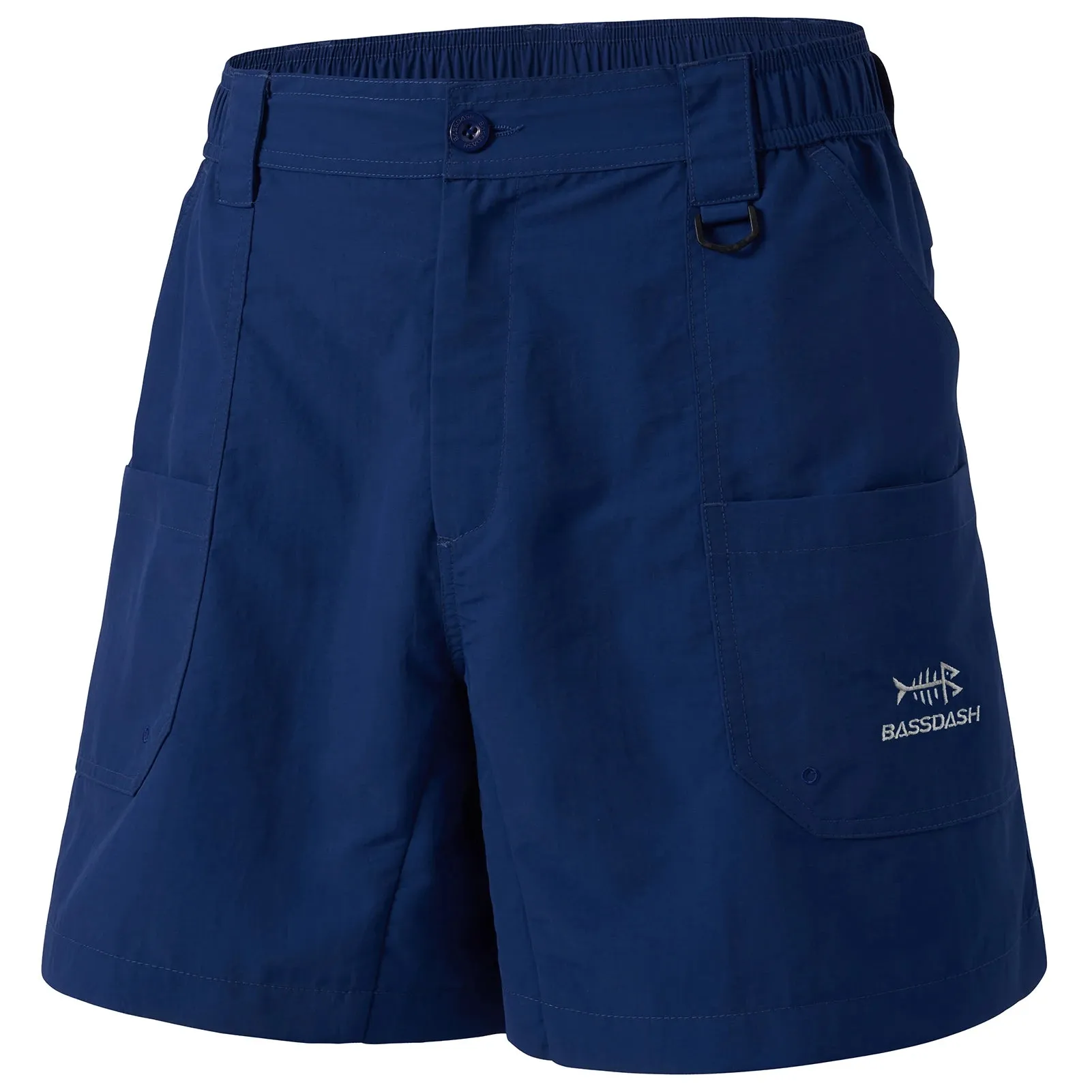 Bassdash Men's 6" Fishing Shorts UPF 50  Water Resistant Quick Dry Hiking Cargo Shorts with Multi Pocket FS25M