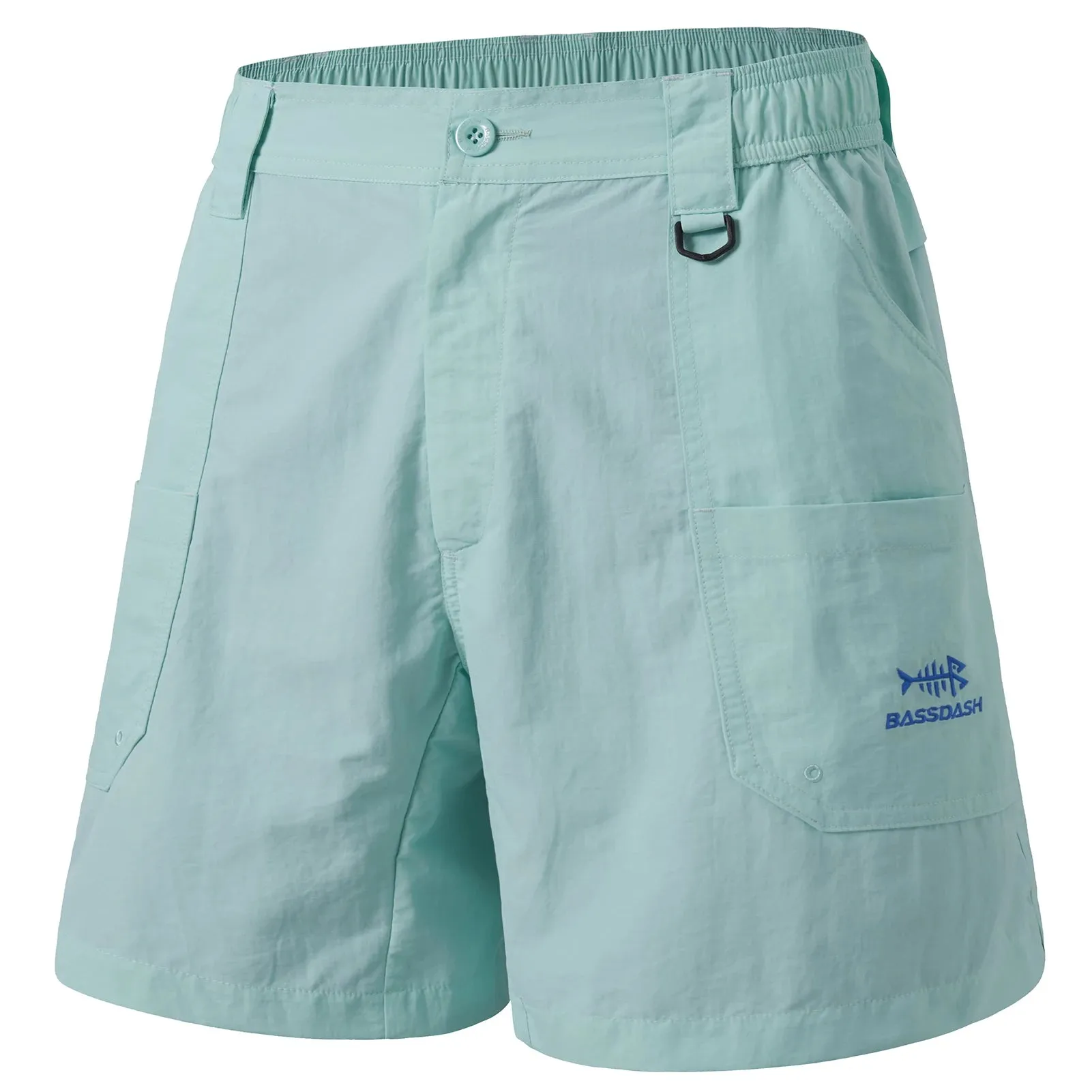 Bassdash Men's 6" Fishing Shorts UPF 50  Water Resistant Quick Dry Hiking Cargo Shorts with Multi Pocket FS25M