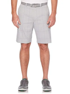 Big & Tall Stretch Glen Plaid Short with Active Waistband
