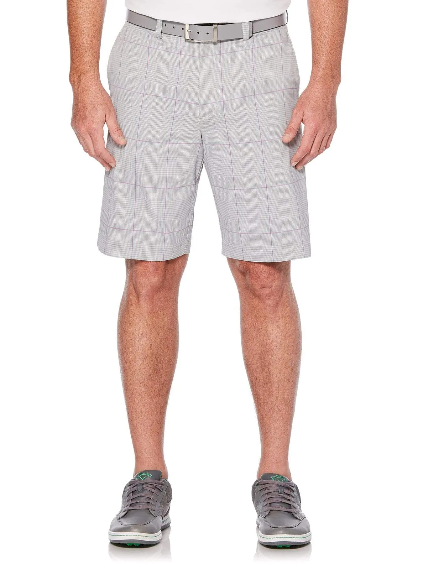 Big & Tall Stretch Glen Plaid Short with Active Waistband