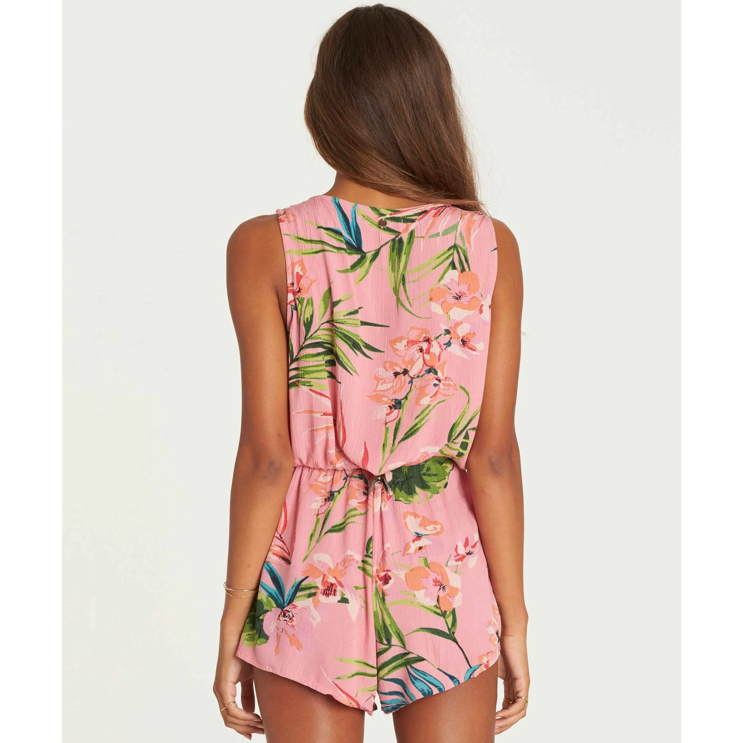 Billabong Women's Summer Solstice Tie-Front Romper