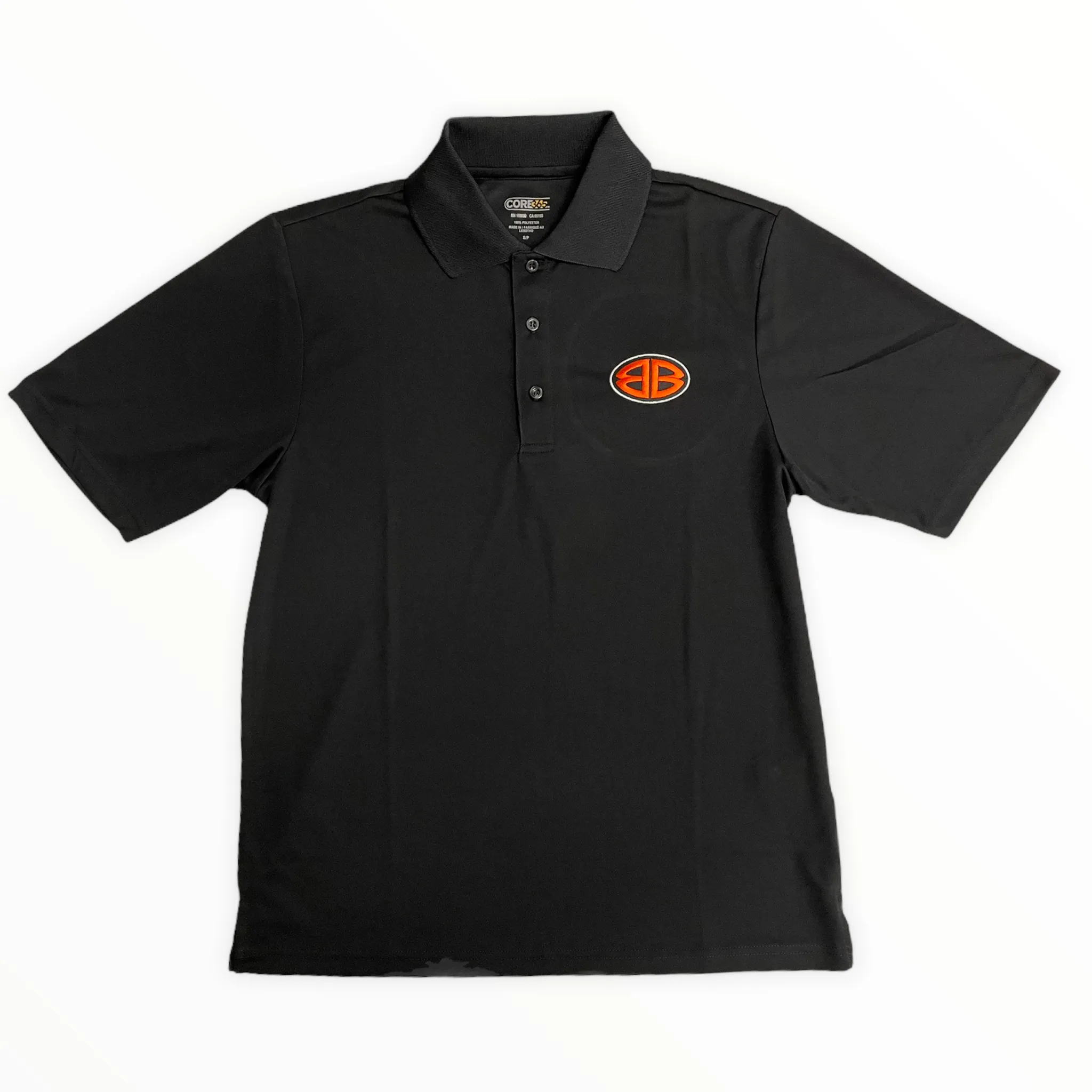 Black Performance Double B Polo