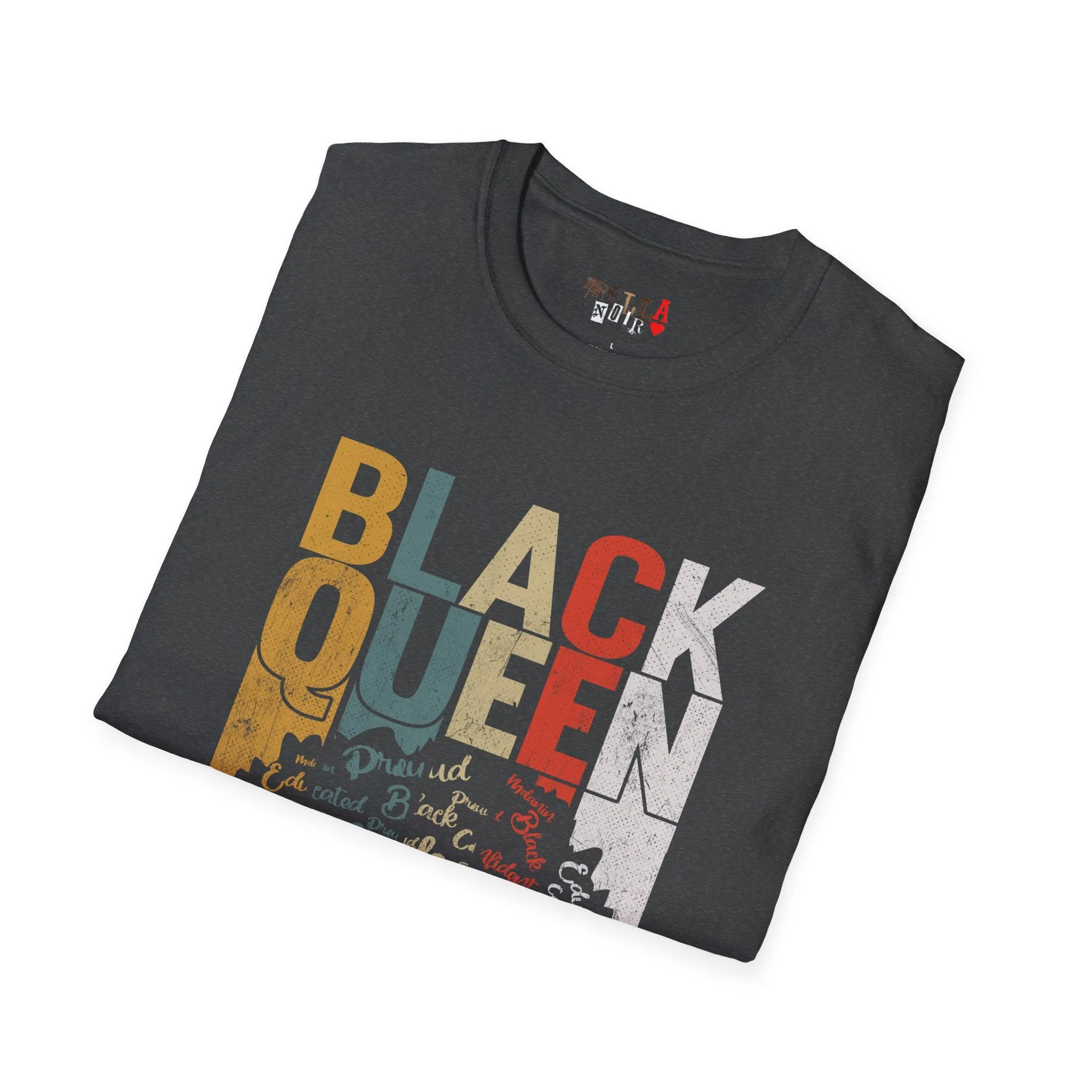 Black Queen Unisex Softstyle T-Shirt