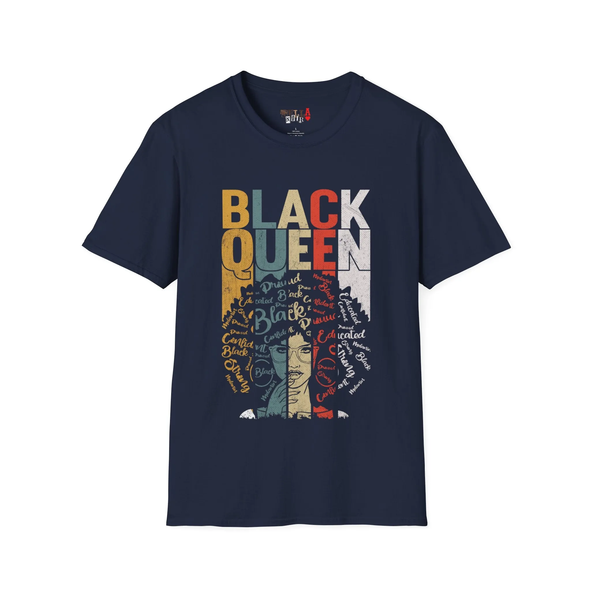 Black Queen Unisex Softstyle T-Shirt