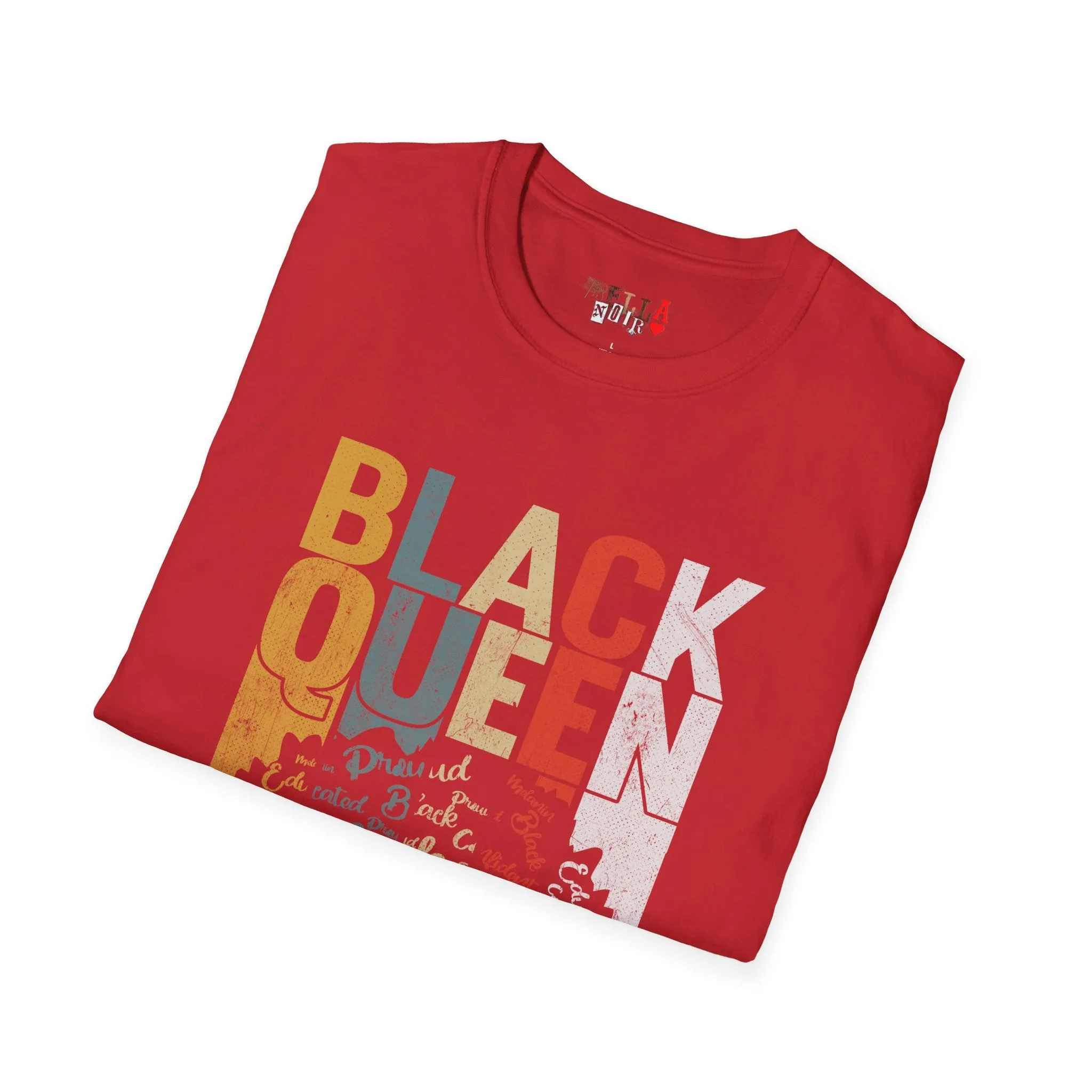 Black Queen Unisex Softstyle T-Shirt