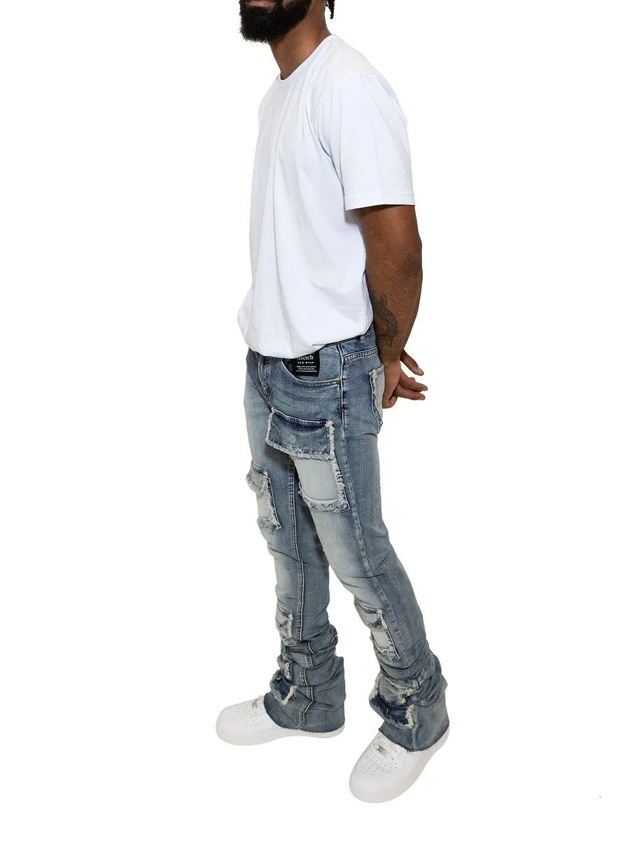 BLUE BRUTINI 2.0 SUPER-STACKED JEAN