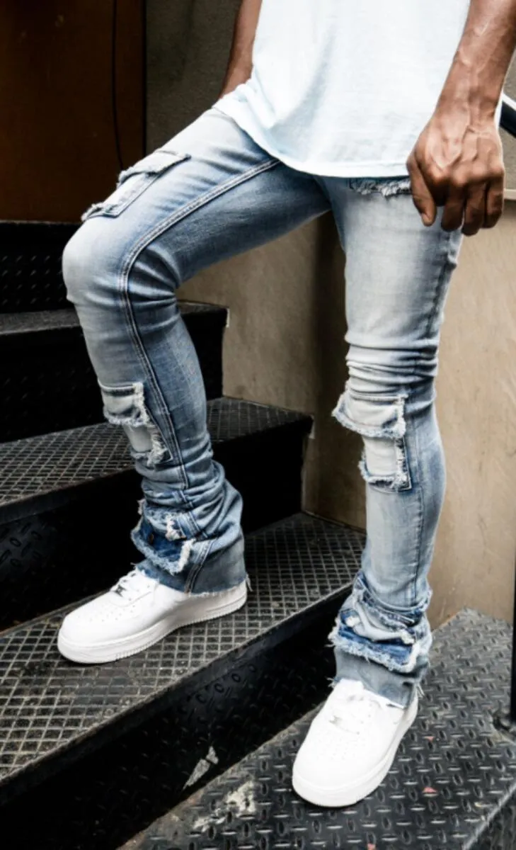 BLUE BRUTINI 2.0 SUPER-STACKED JEAN