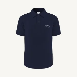 Boy UV Polo Shirt Navy Blue