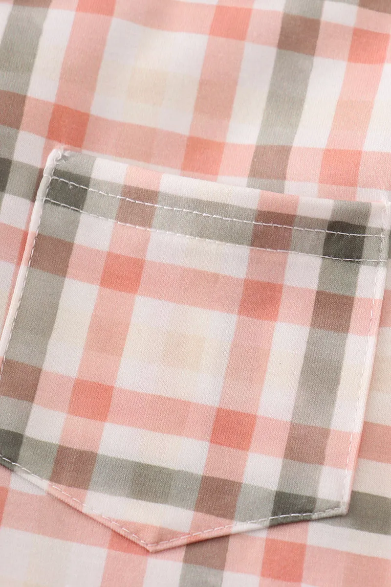 Boys Plaid Button Down Shirt