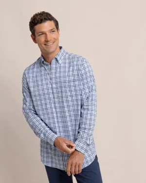 Brr Intercoastal  Haywood Plaid Sport Shirt (Triumph Blue)