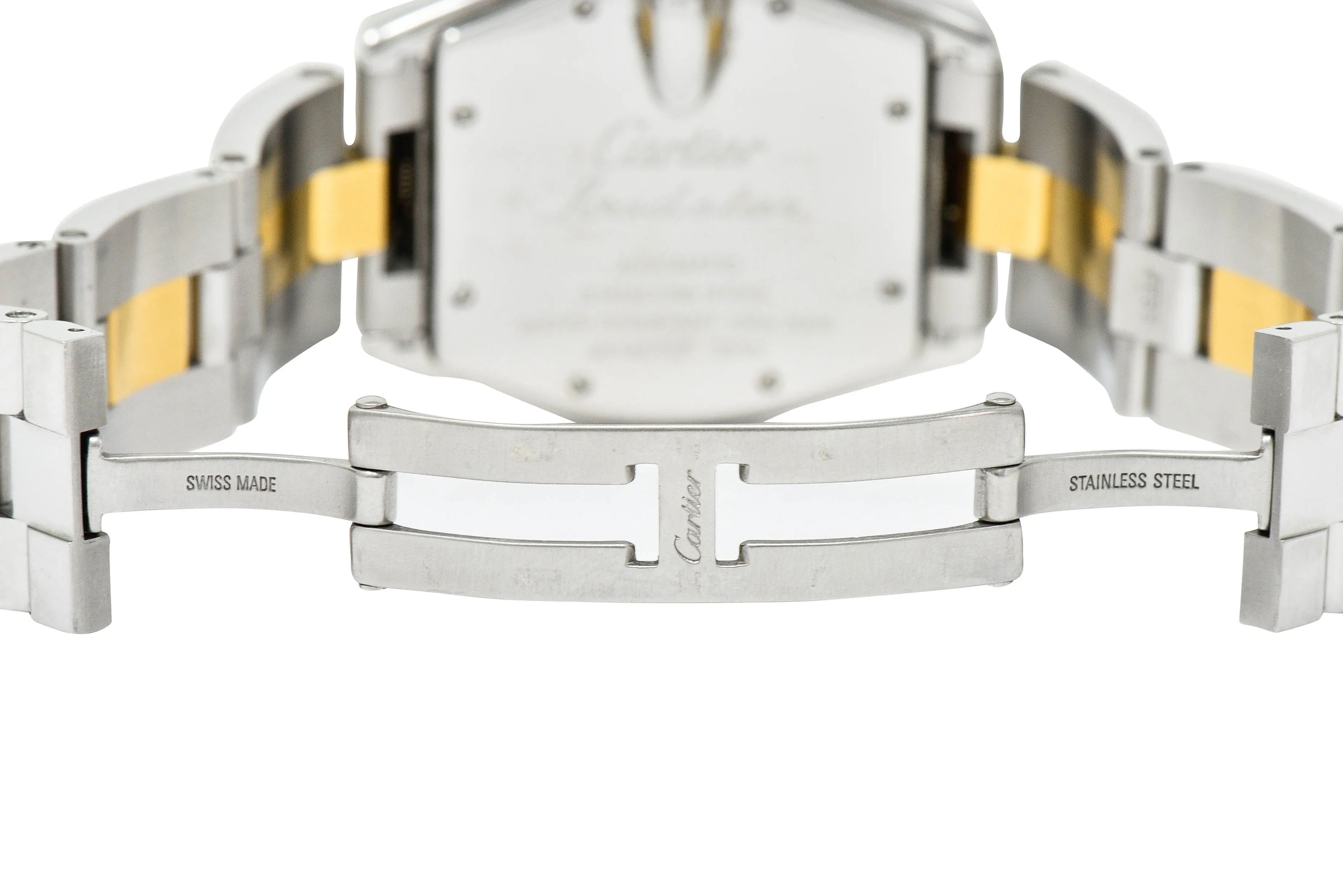 Cartier Roadster Unisex Large Two-Tone 18K Gold Automatic Silver Dial Men's Watch 2510
