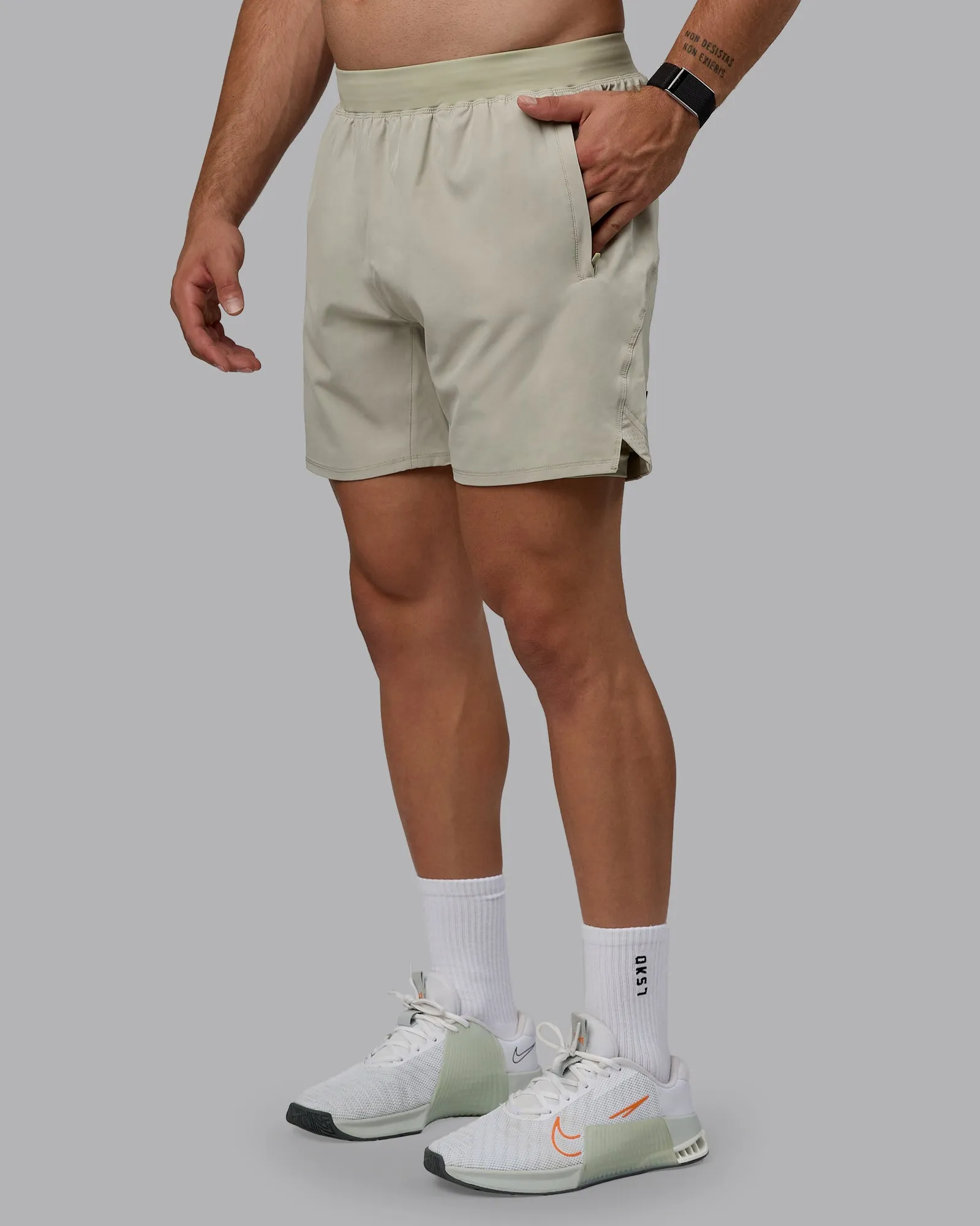Challenger 6" Lined Performance Shorts - Sustained Grey