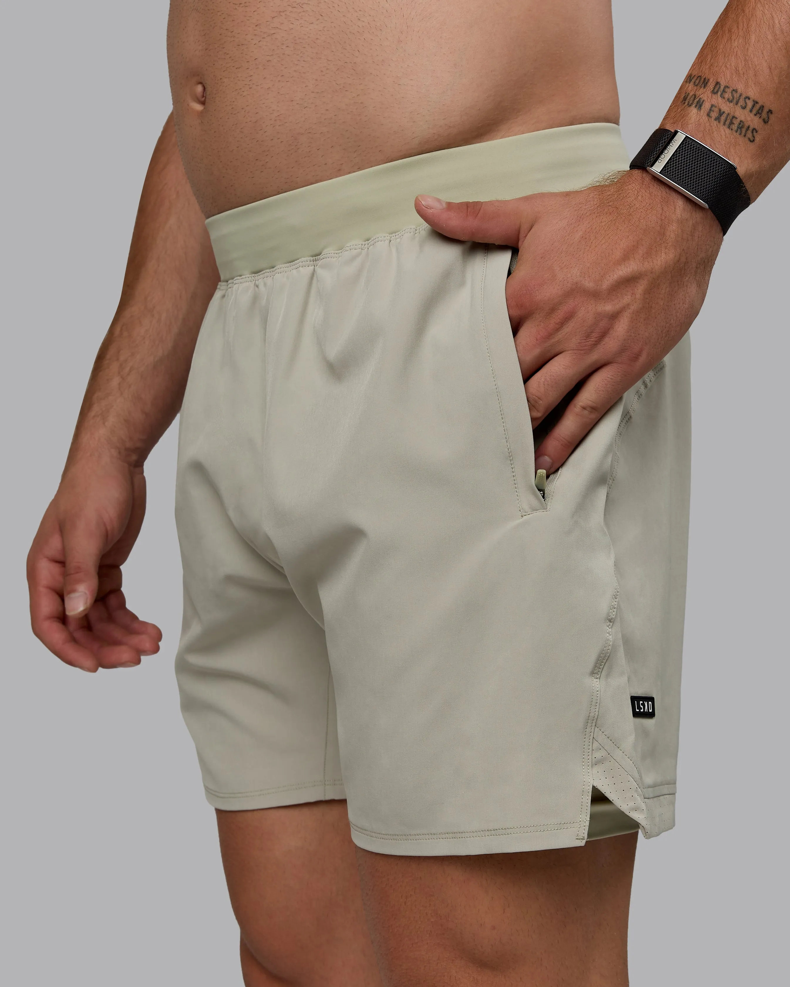 Challenger 6" Lined Performance Shorts - Sustained Grey