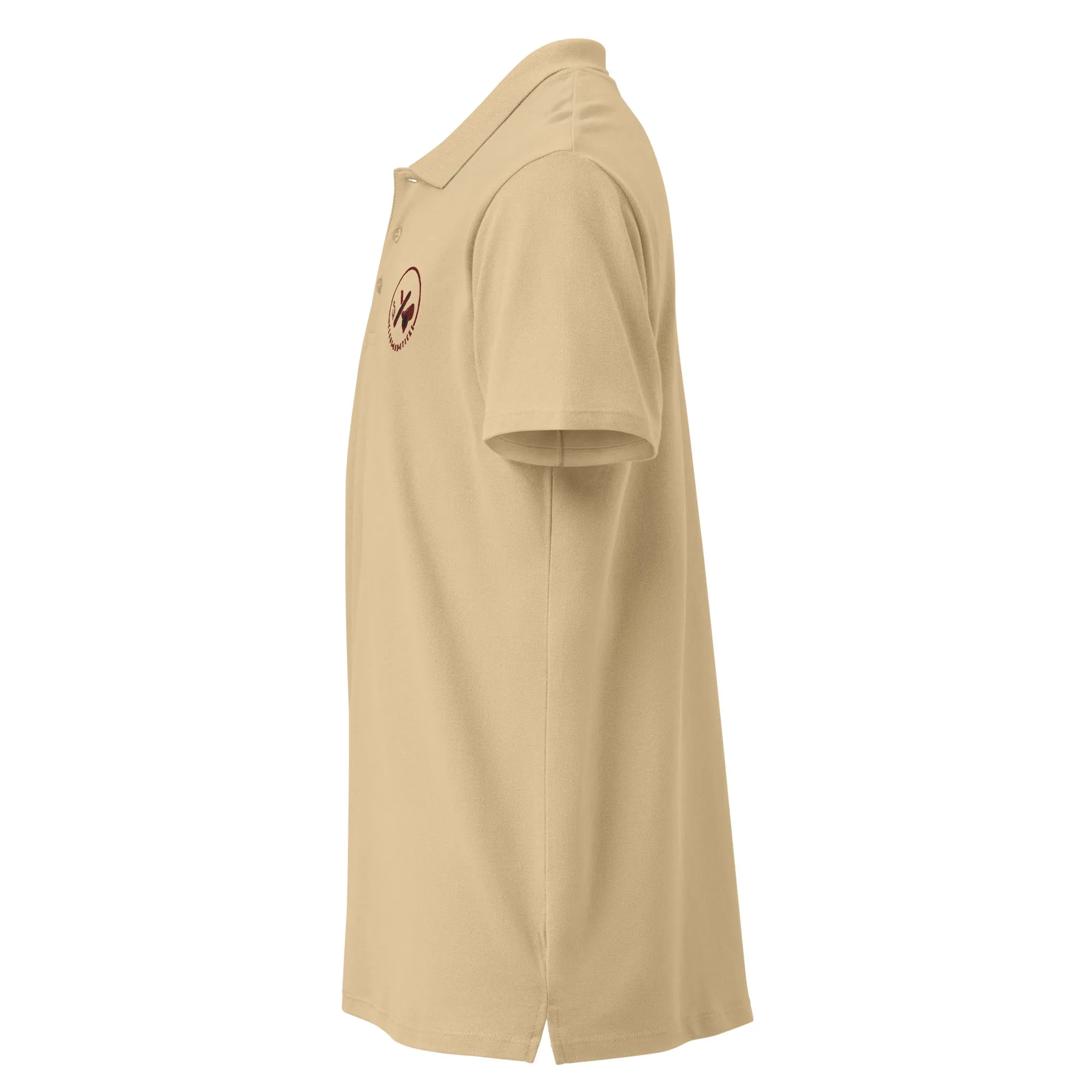 Clubs and Sticks Premium Pique Embroidered Polo Shirt - Maroon