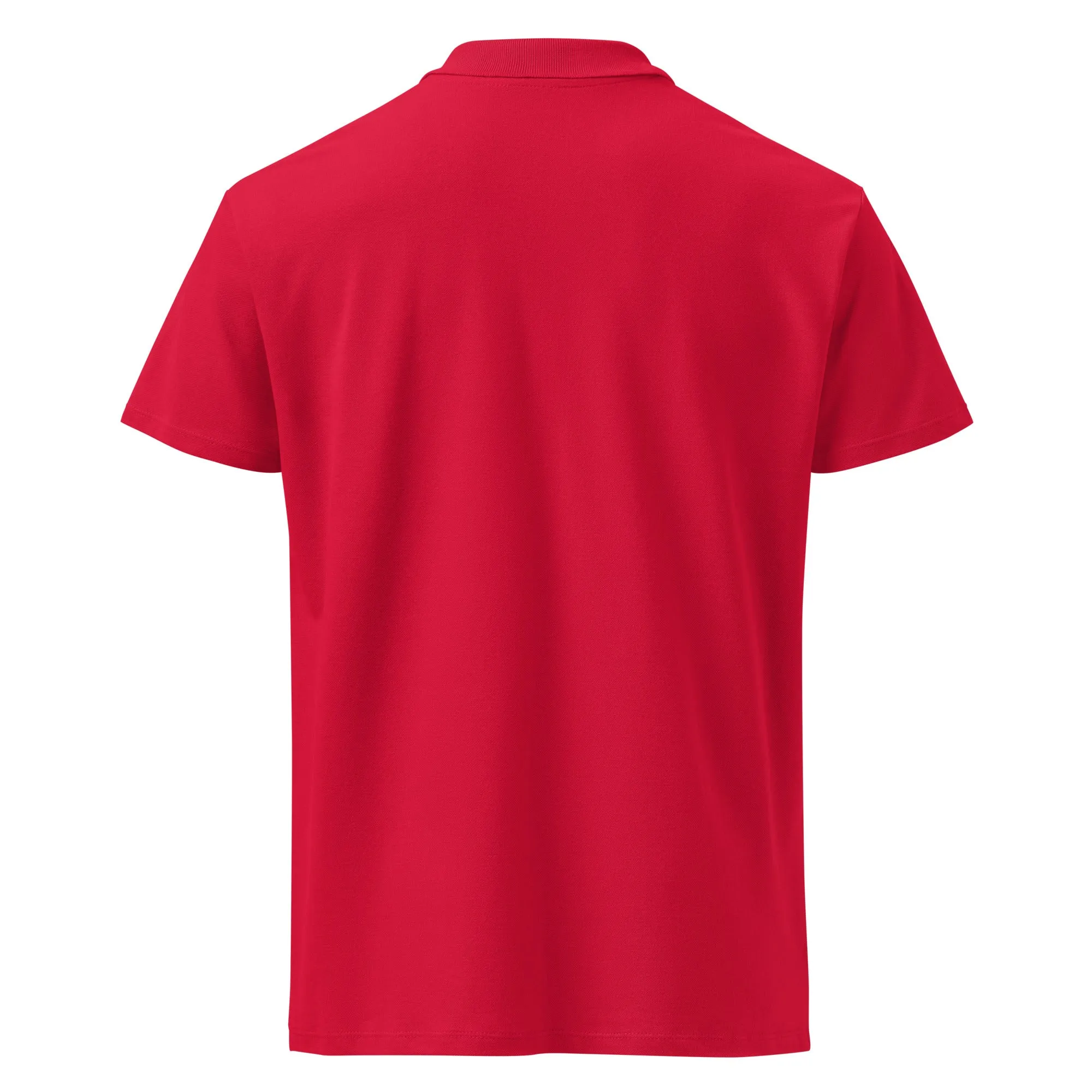 Clubs and Sticks Premium Pique Embroidered Polo Shirt - Maroon