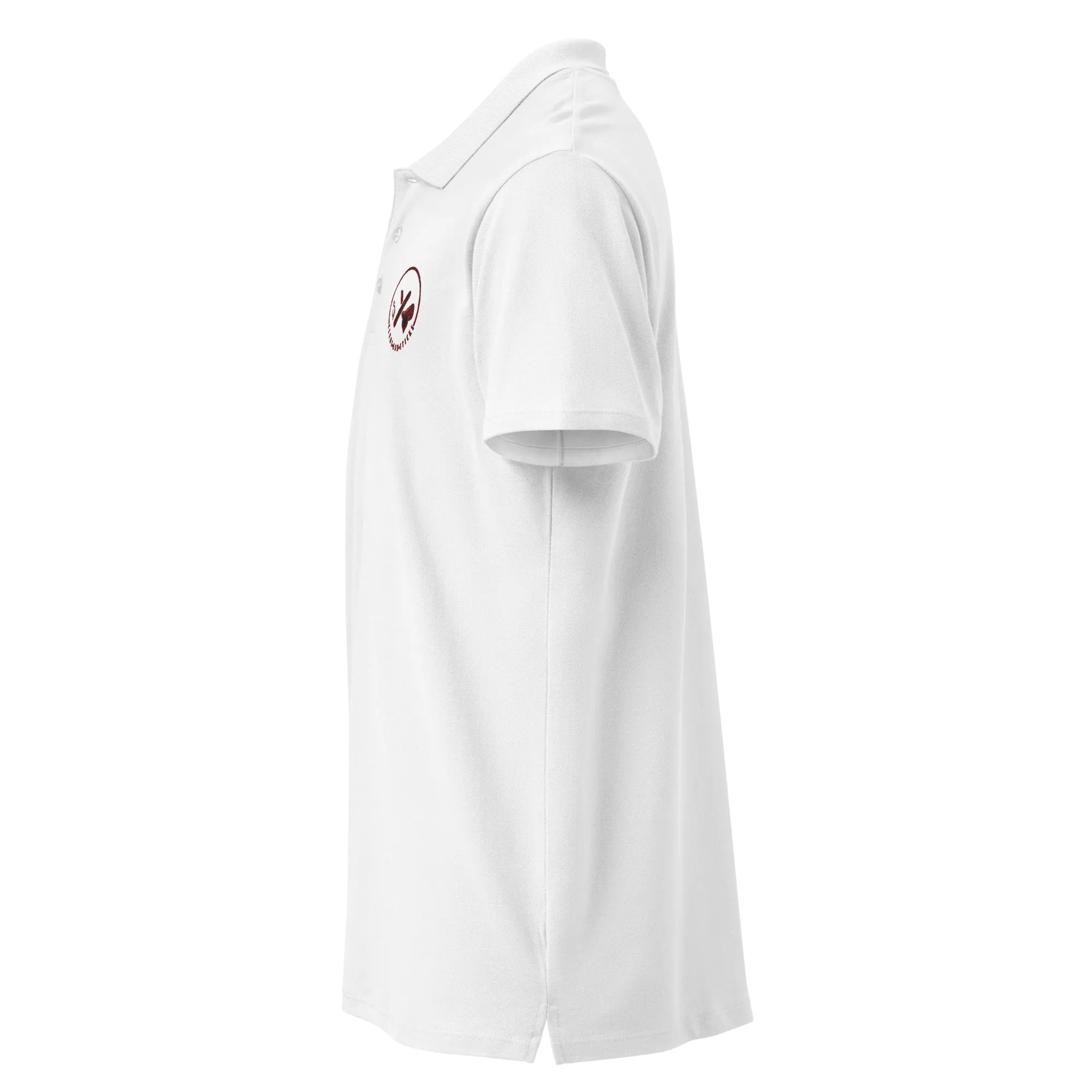 Clubs and Sticks Premium Pique Embroidered Polo Shirt - Maroon