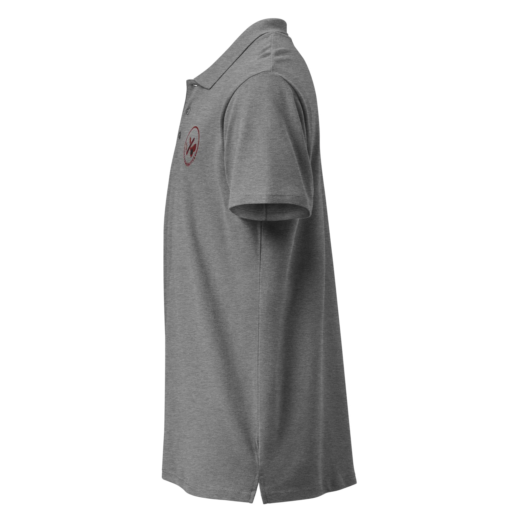 Clubs and Sticks Premium Pique Embroidered Polo Shirt - Maroon