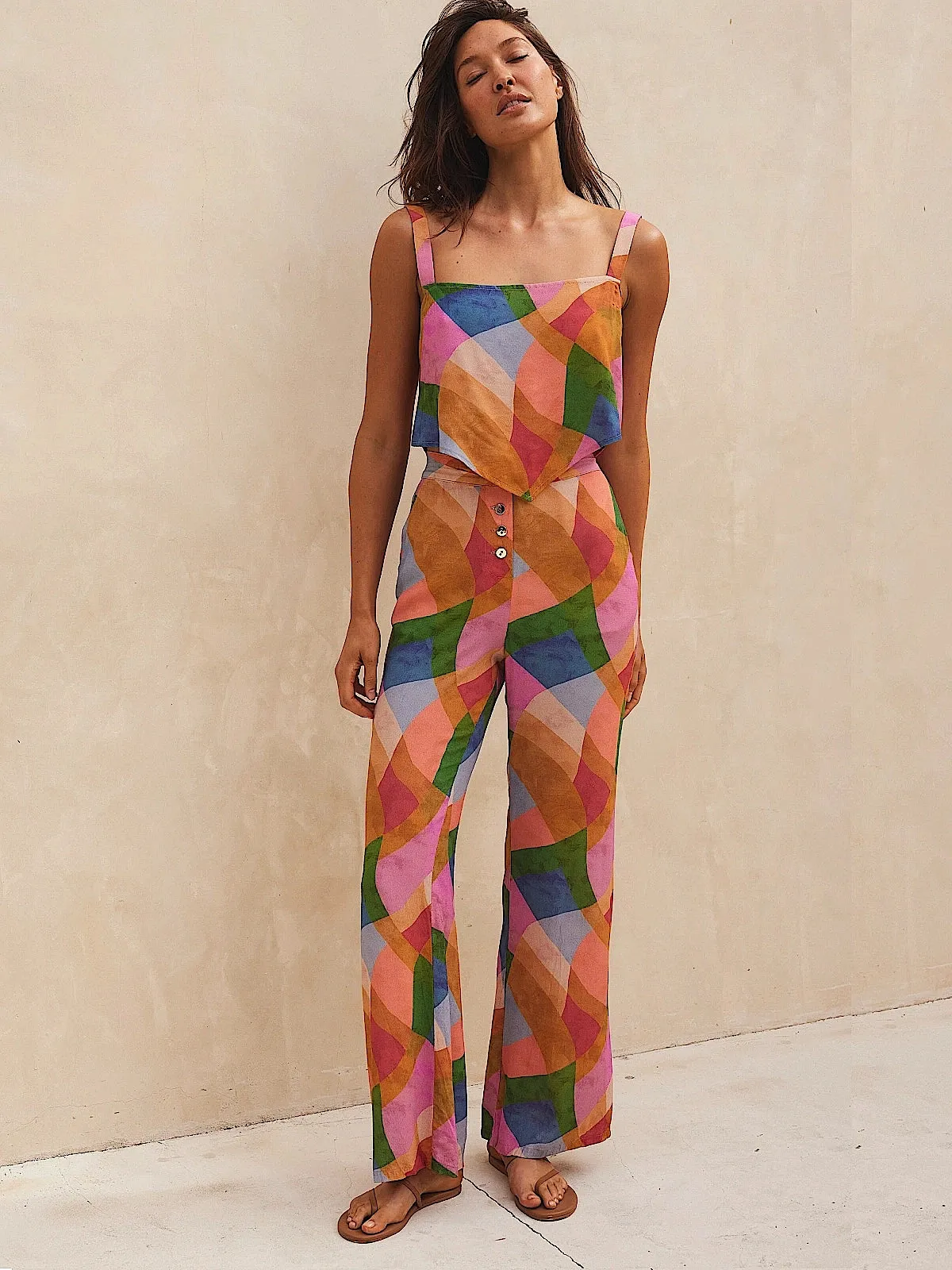 Coastal Cami-Palma Pants