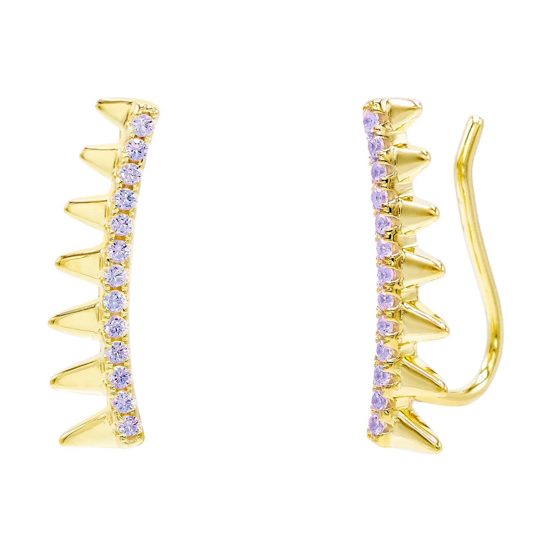 Colored Spiked Ear Climber