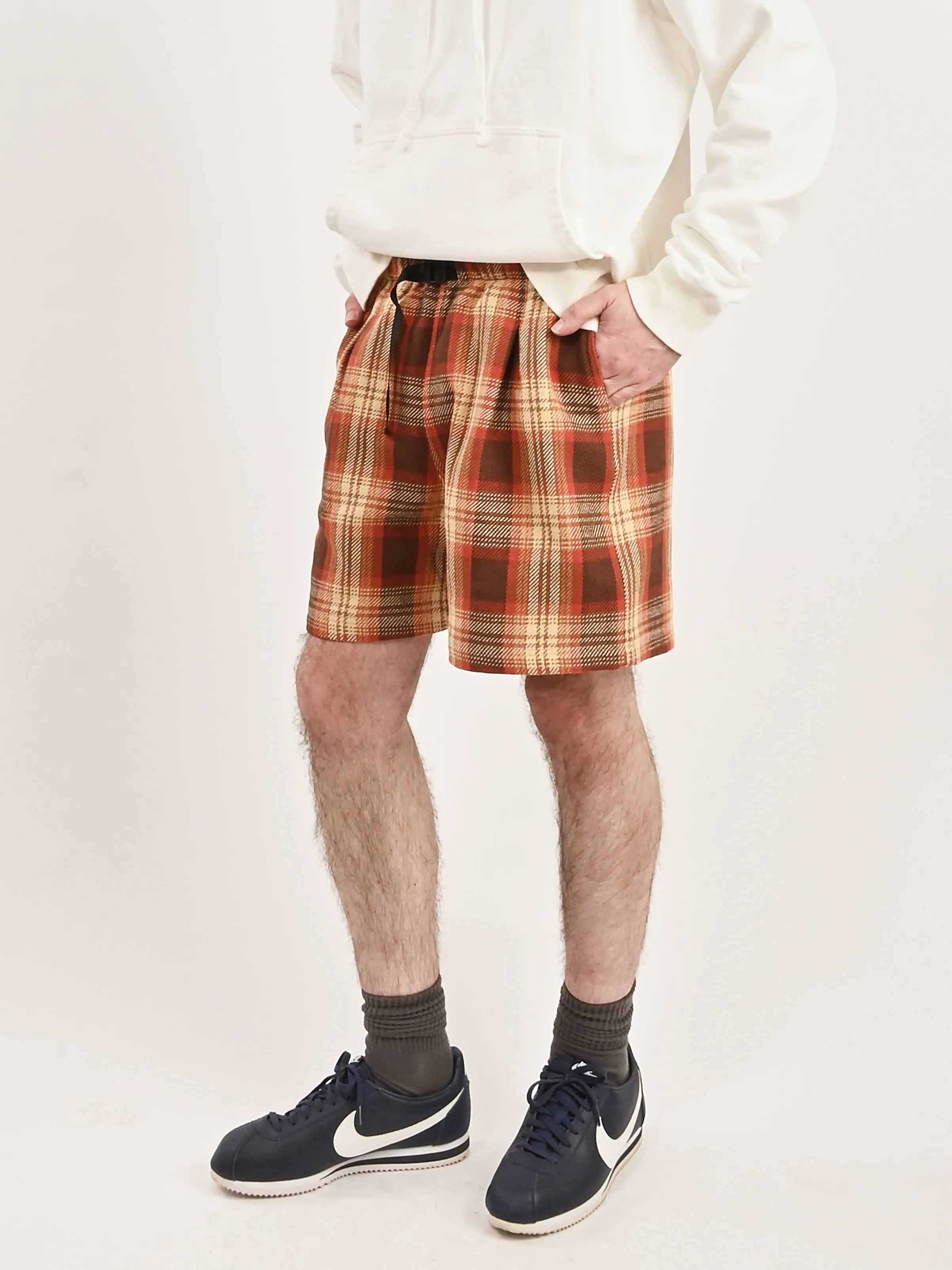 Cornish Plaid Easy Baggy Shorts