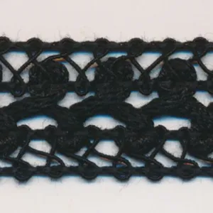 Cotton Lace Braid #50 Black