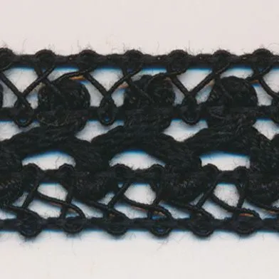 Cotton Lace Braid #50 Black