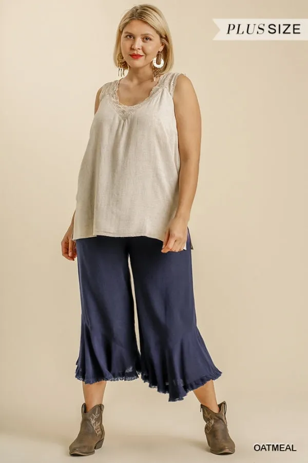 Curvy Tank Top In 2 Colors