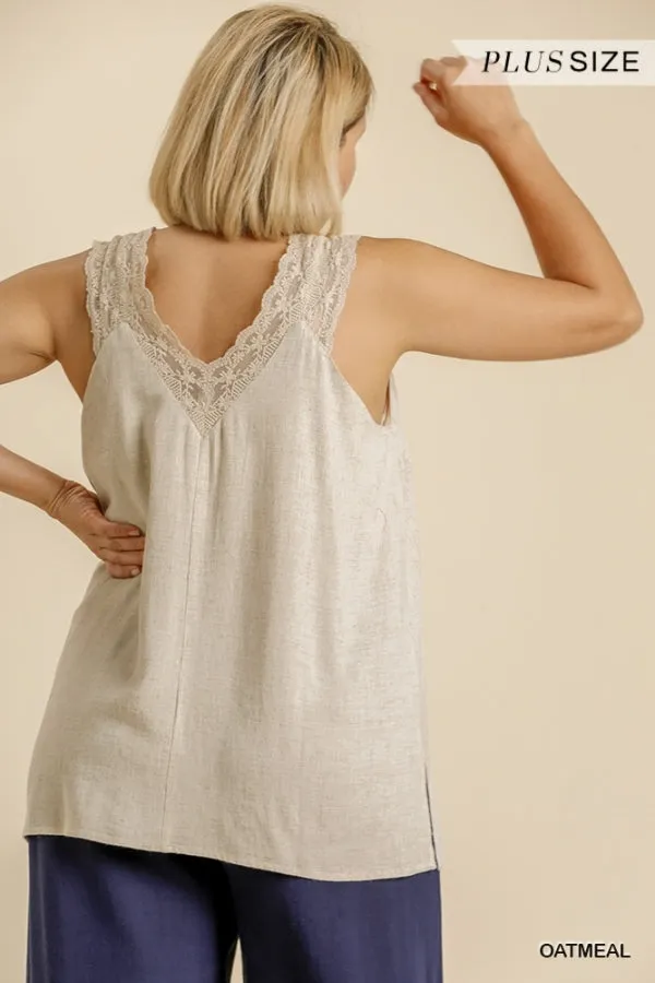Curvy Tank Top In 2 Colors