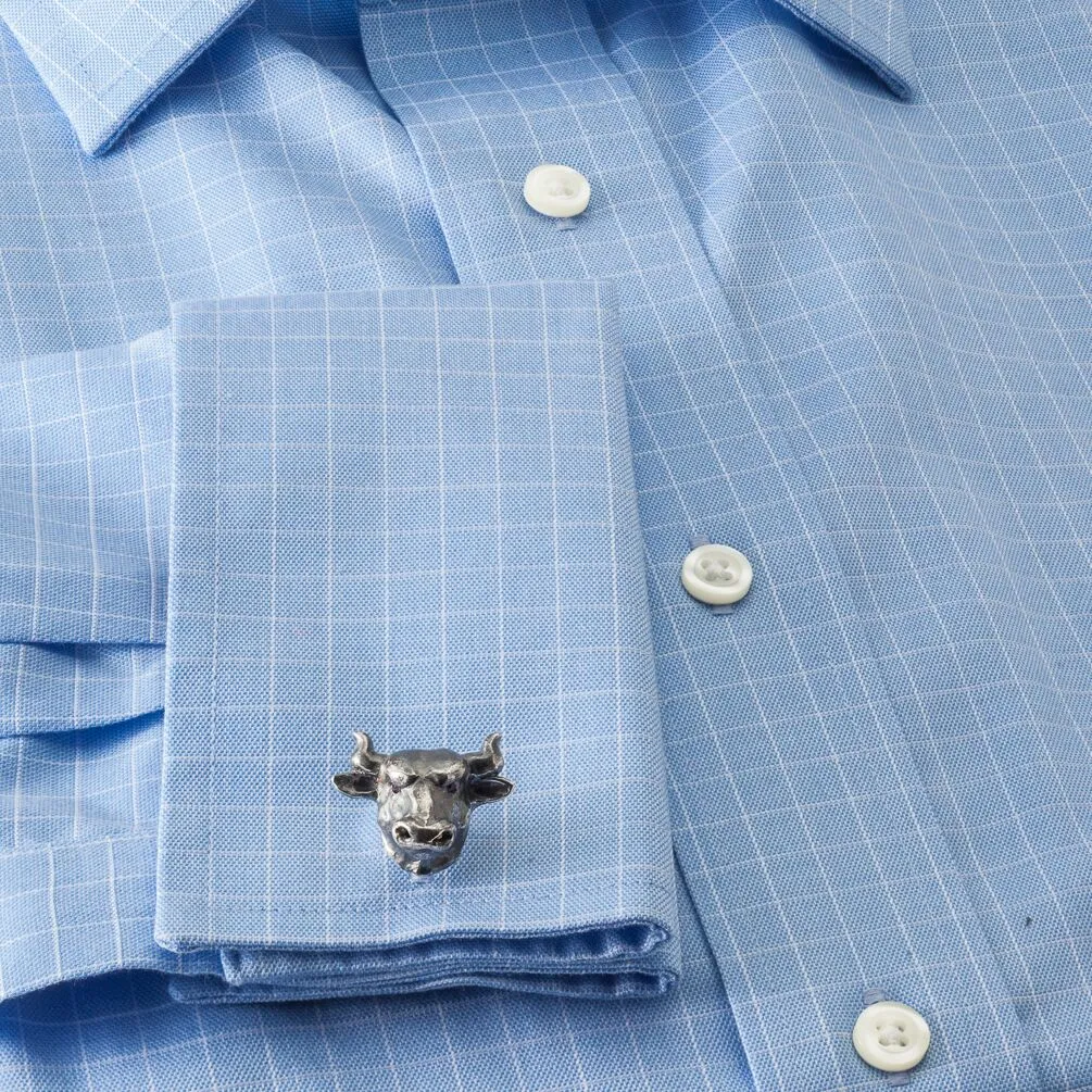 Deakin and Francis Bull and Bear Cufflinks, Sterling Silver