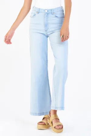 Dear John Denim Fiona Super High Rise Wide Leg Jeans Dana Point