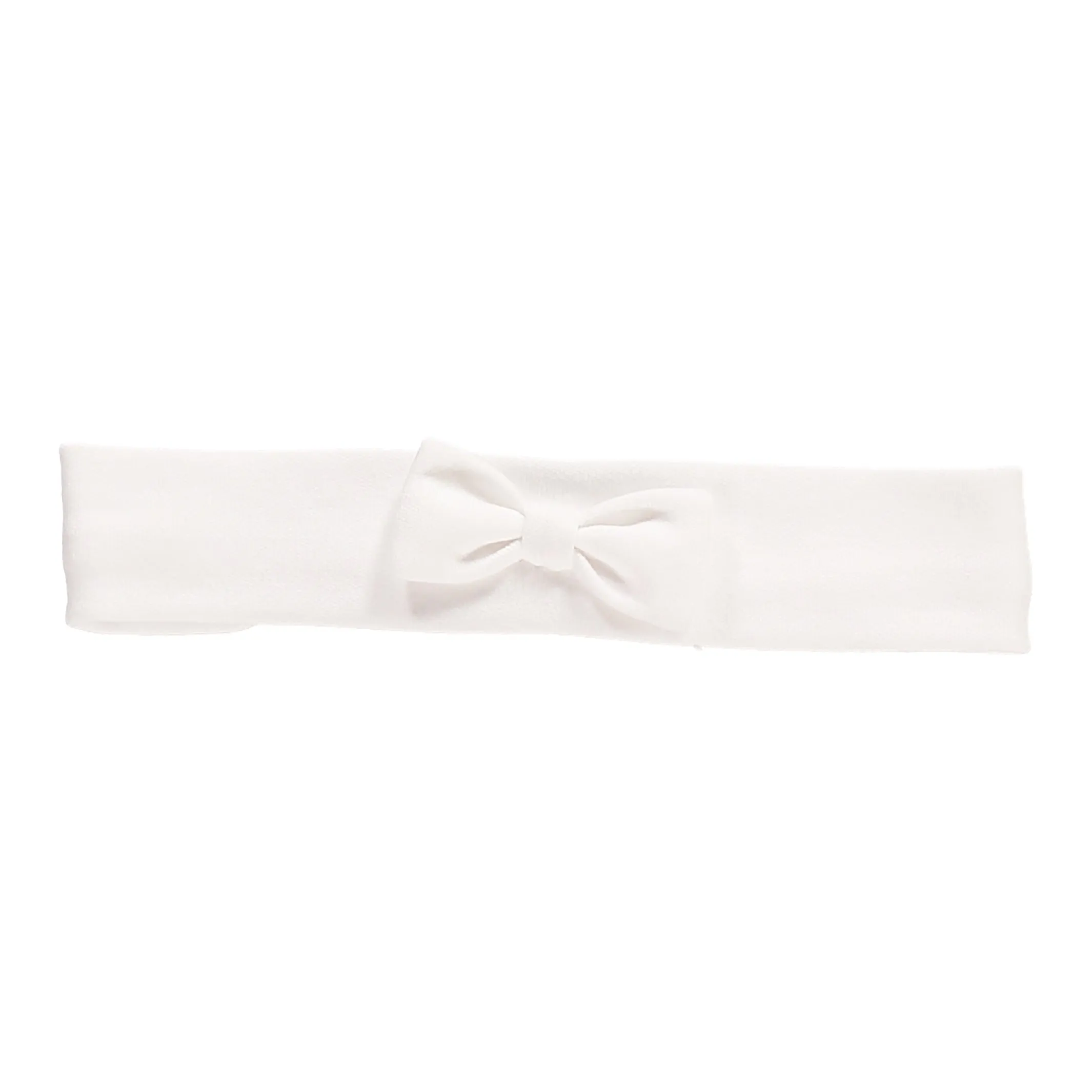 Demi White Baby Girls Babygrow & Hairband