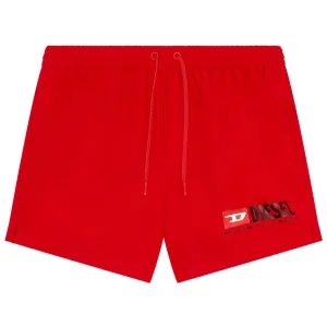 Denim Division Swim Shorts, Red