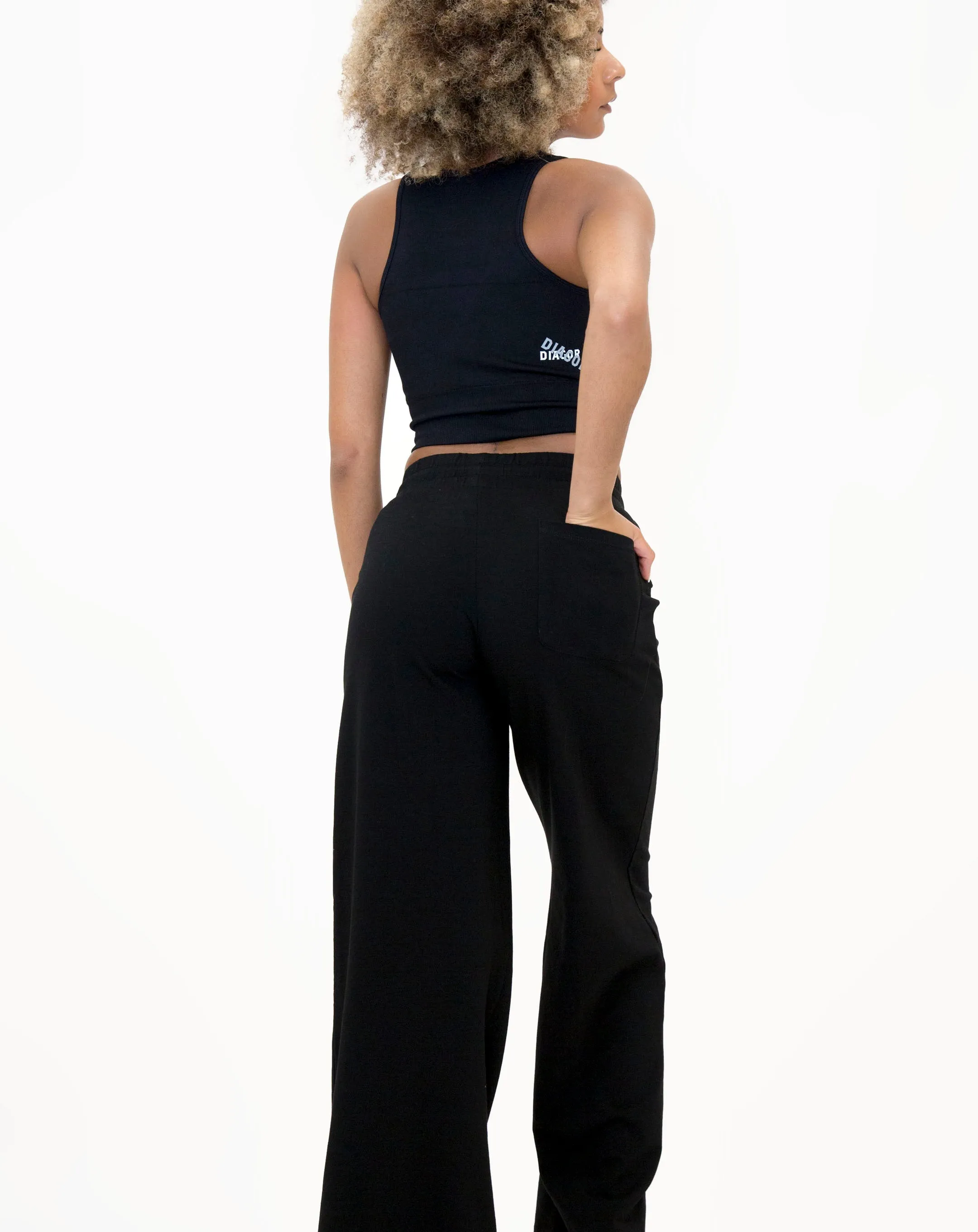 Diagor Richmond Flared Pants Wide-Leg Mid-Rise Full Length