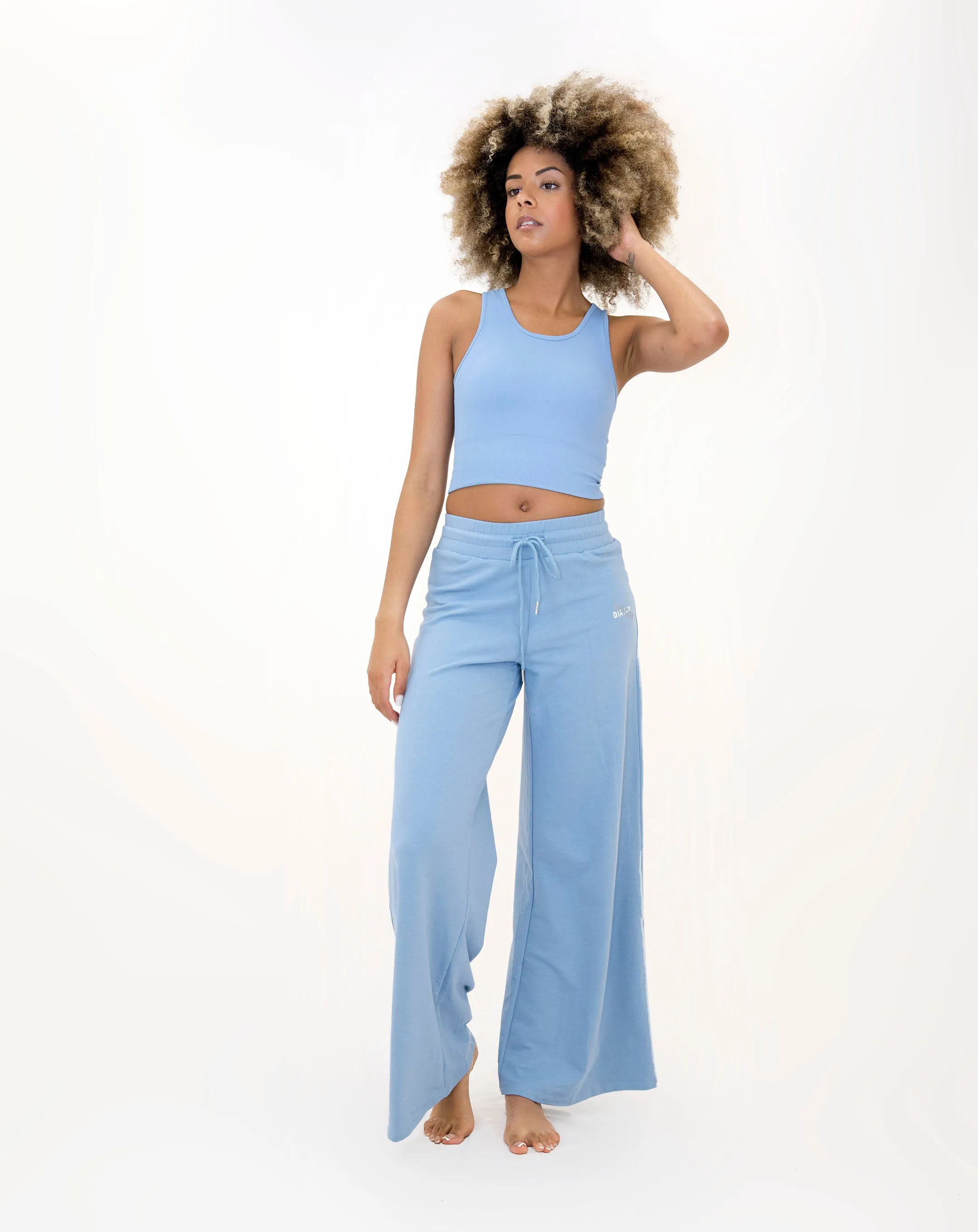 Diagor Richmond Flared Pants Wide-Leg Mid-Rise Full Length