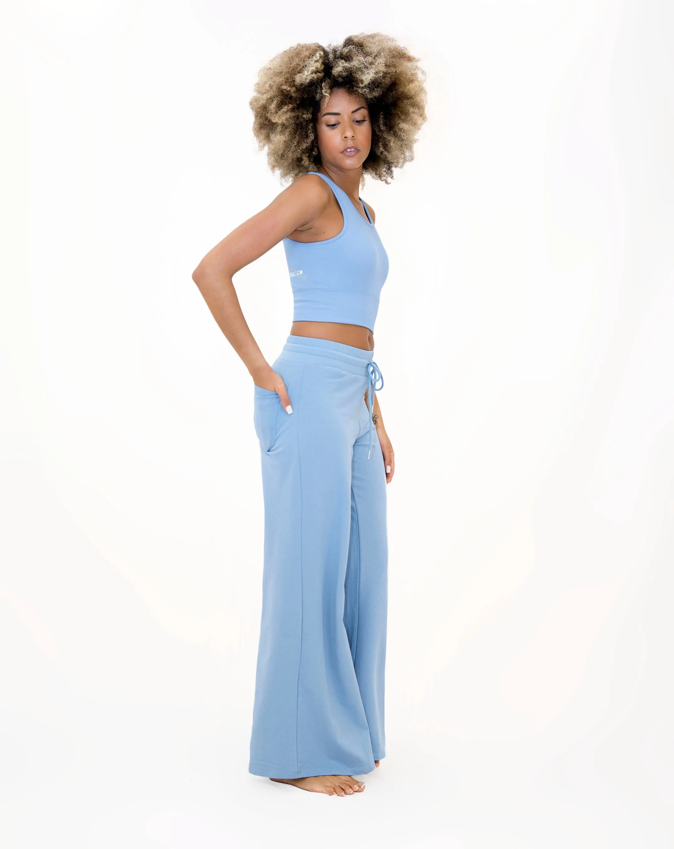 Diagor Richmond Flared Pants Wide-Leg Mid-Rise Full Length