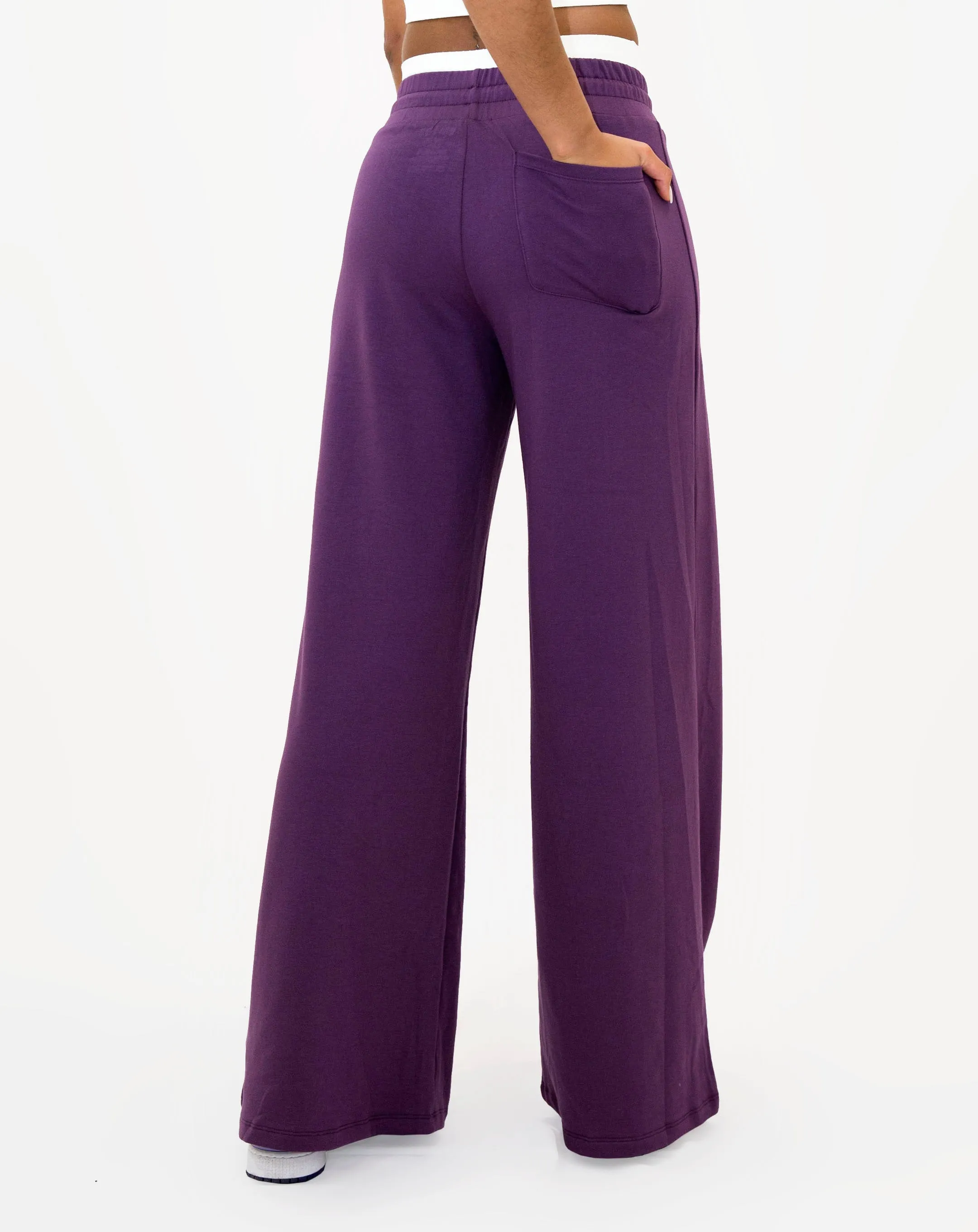 Diagor Richmond Flared Pants Wide-Leg Mid-Rise Full Length