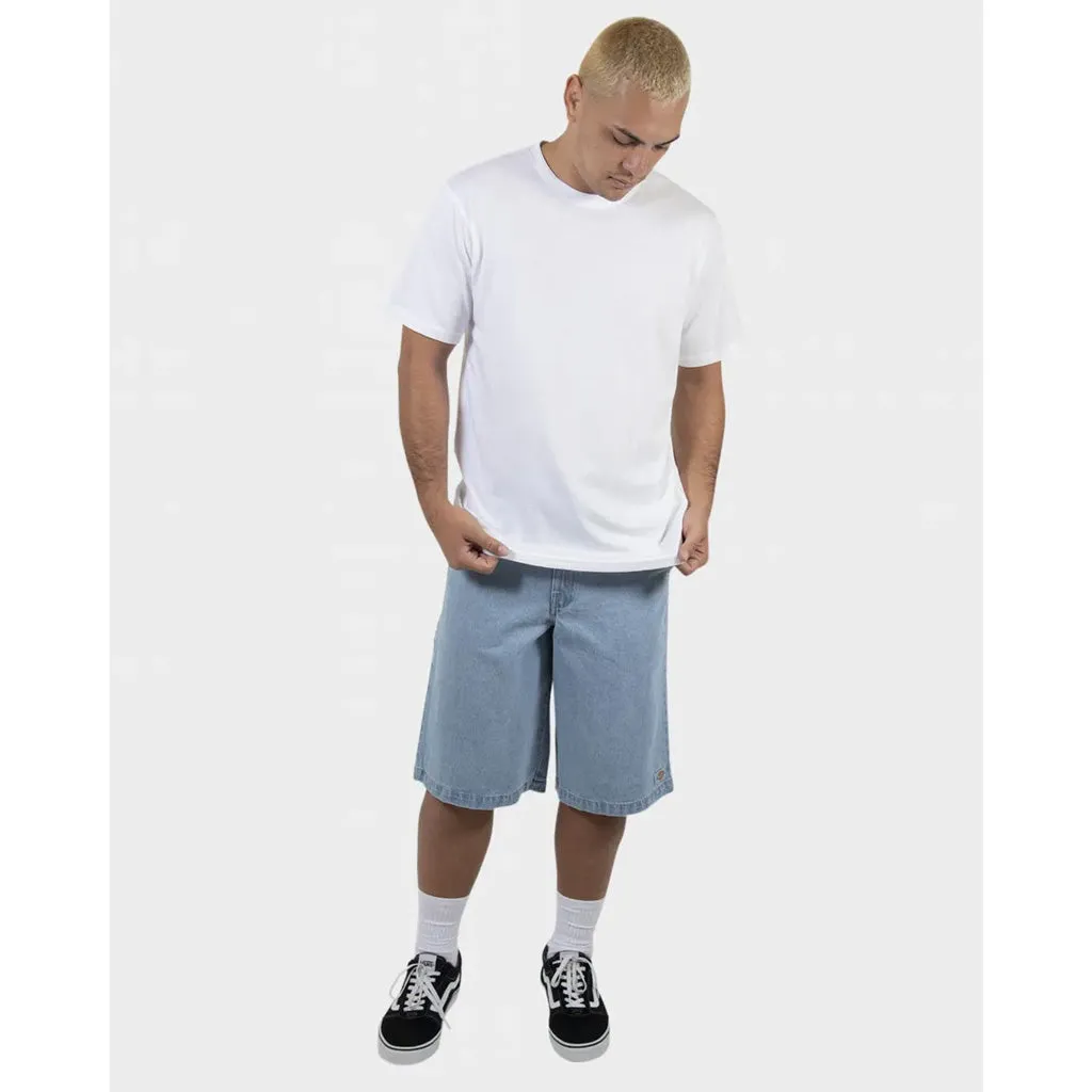 DICKIES 42283 13" DENIM MULTI POCKET SHORTS - LIGHT INDIGO