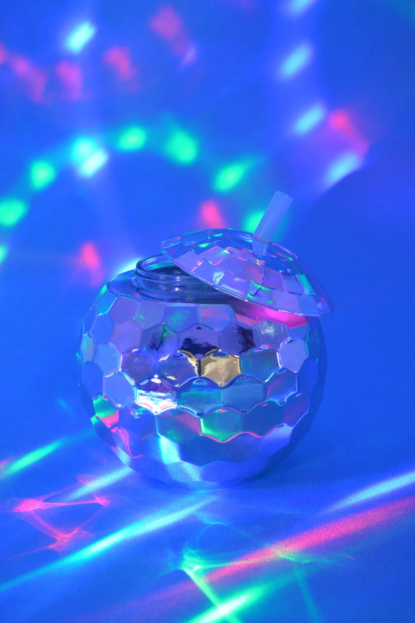 Disco Ball Straw Cup