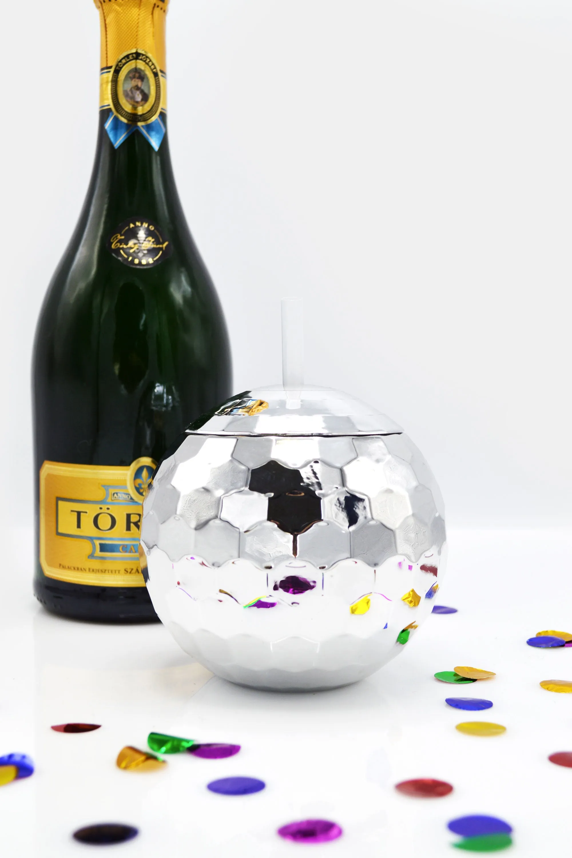 Disco Ball Straw Cup